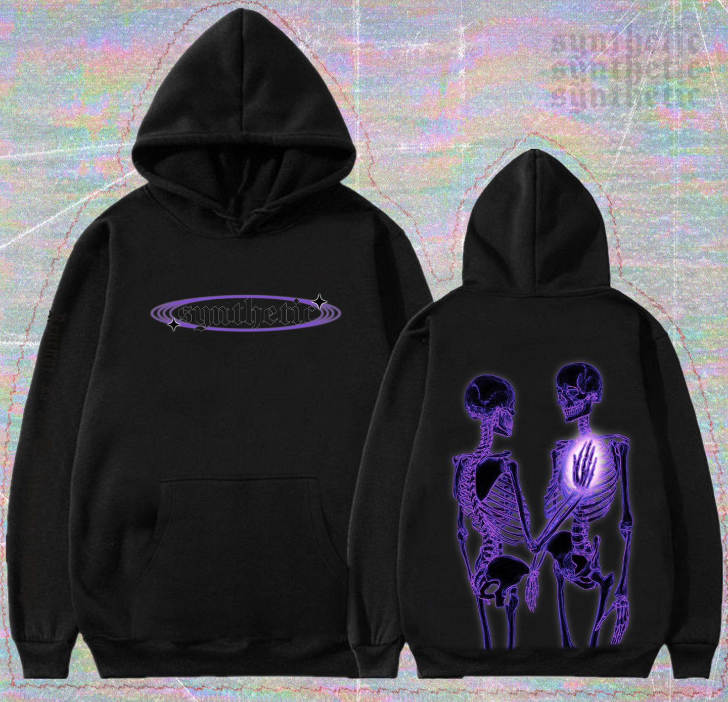 'the wound is where the light enters' hoodie