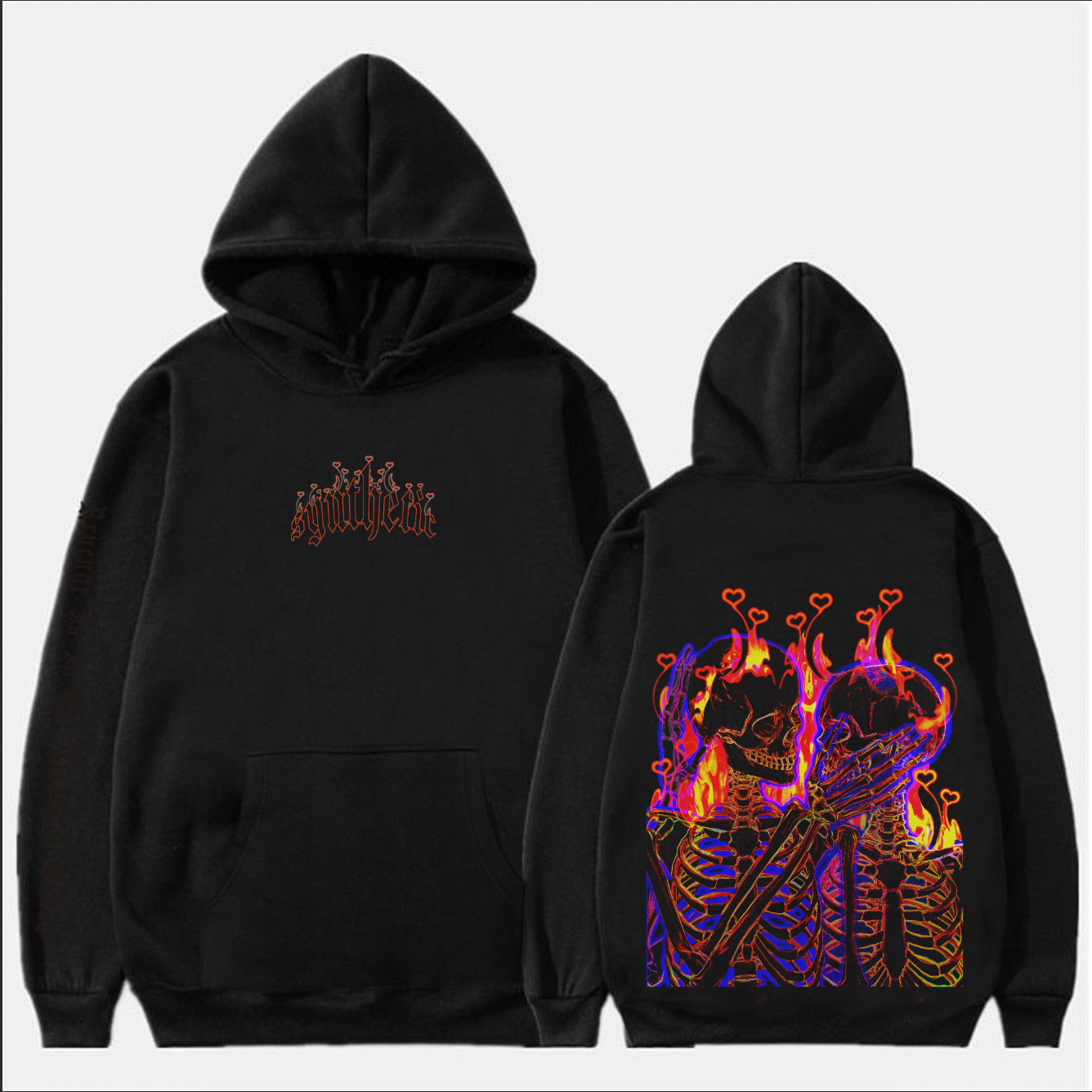 [TWN]★FLAME HOODIE twin flame' hoodie – SYNTHETIC