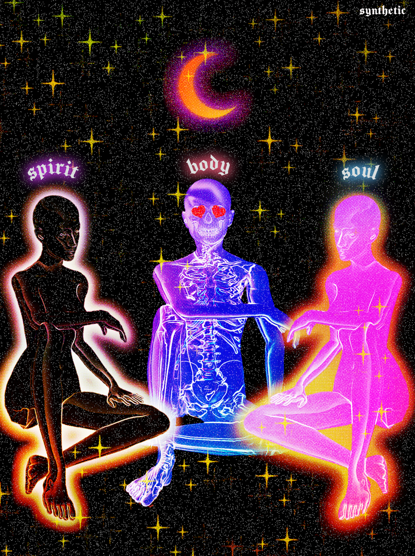 'spirit, body, soul' poster