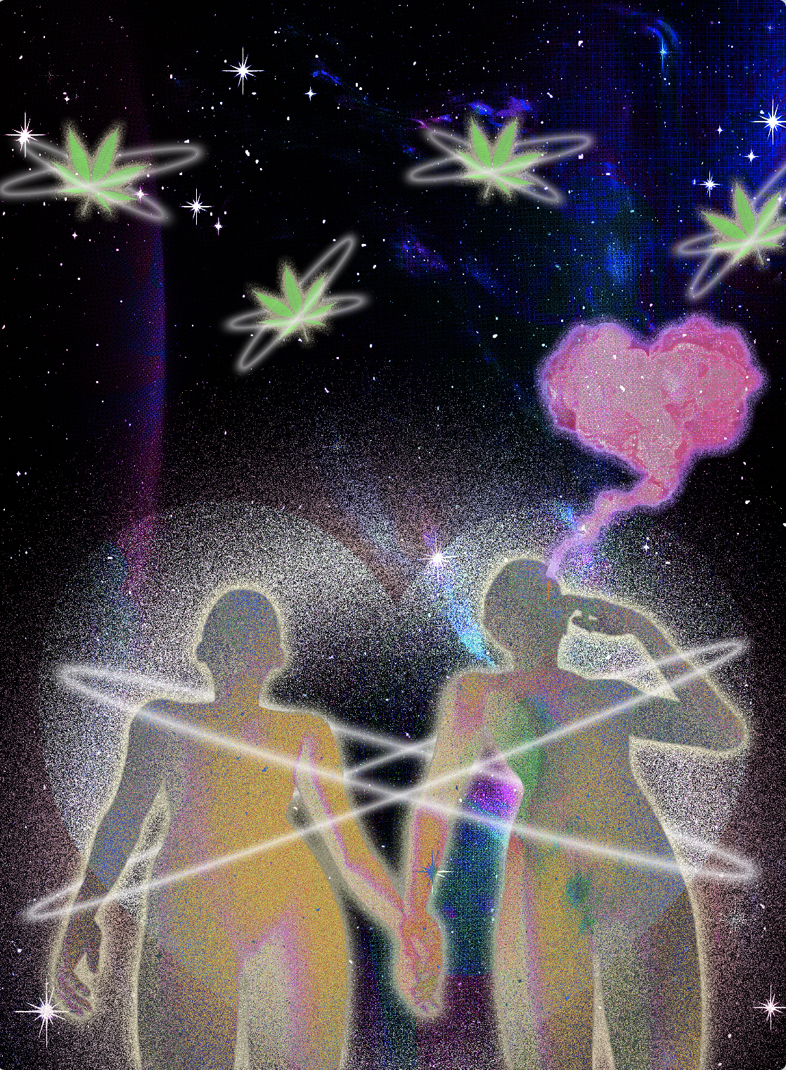 'u get me so high' print