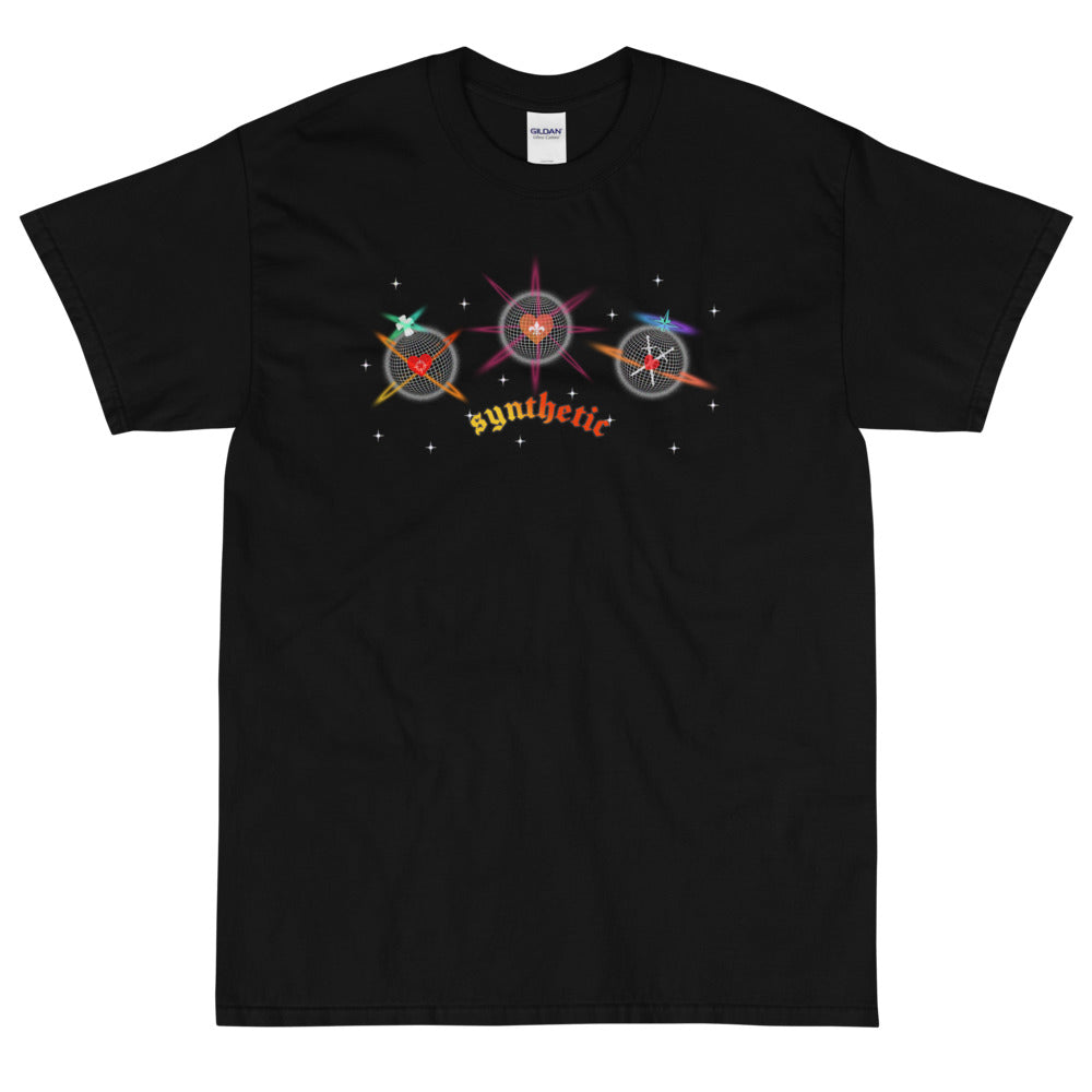 sharing our worlds t-shirt (black)