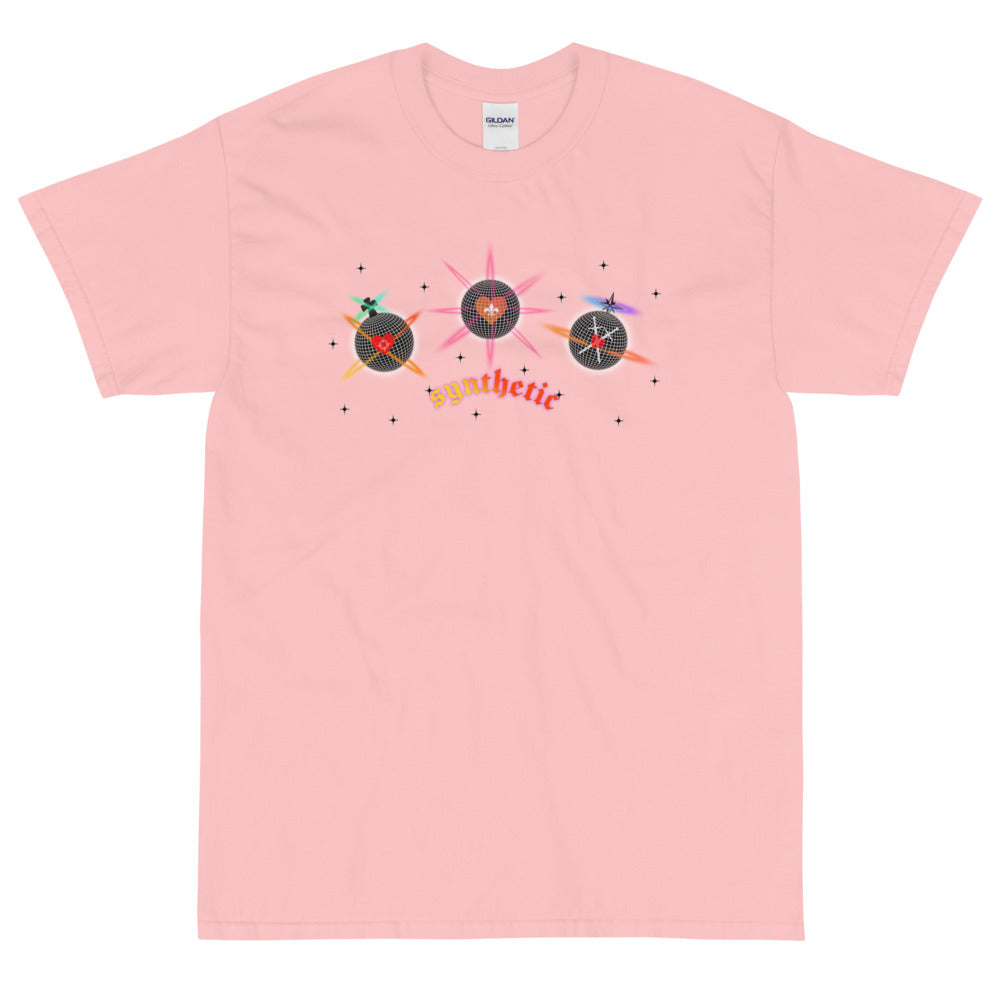 sharing our worlds tee (pink)