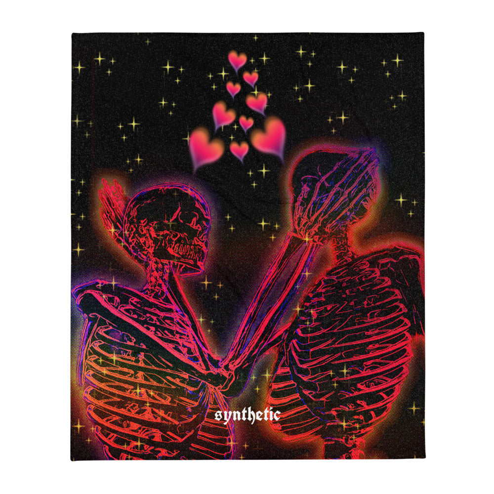 'this love could never die' throw blanket